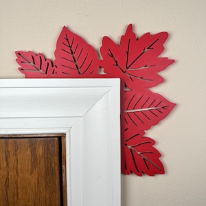 Door Corner Decor | Fall Decor | Holiday Decorations | Pumpkin | Fall Leaves | Thanksgiving | Halloween