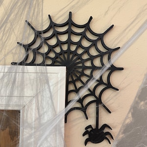 Spider Web Halloween Decorations | 3D printed, Custom Colors, Easy Halloween decor