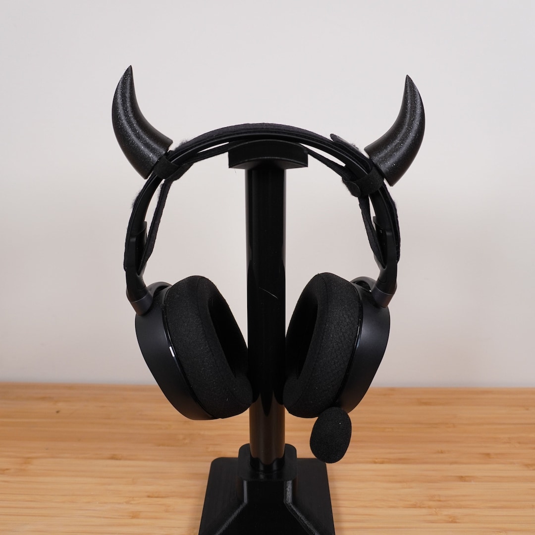 Horns for Headphones, Cosplay Headset Devil Horns for Streaming, Gaming