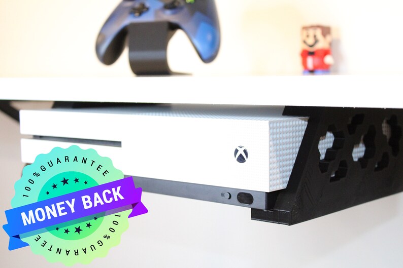Under Desk Xbox One S Mount Stand Holder Etsy