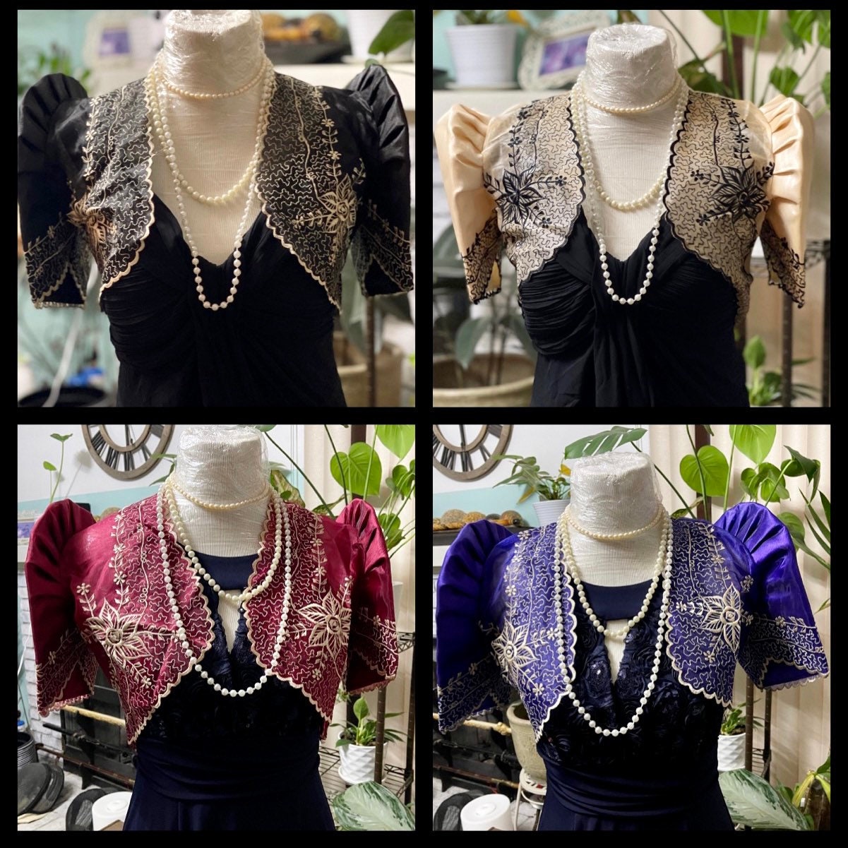 Filipiniana Butterfly Sleeves Bolero philippine Sized Pls Etsy Canada