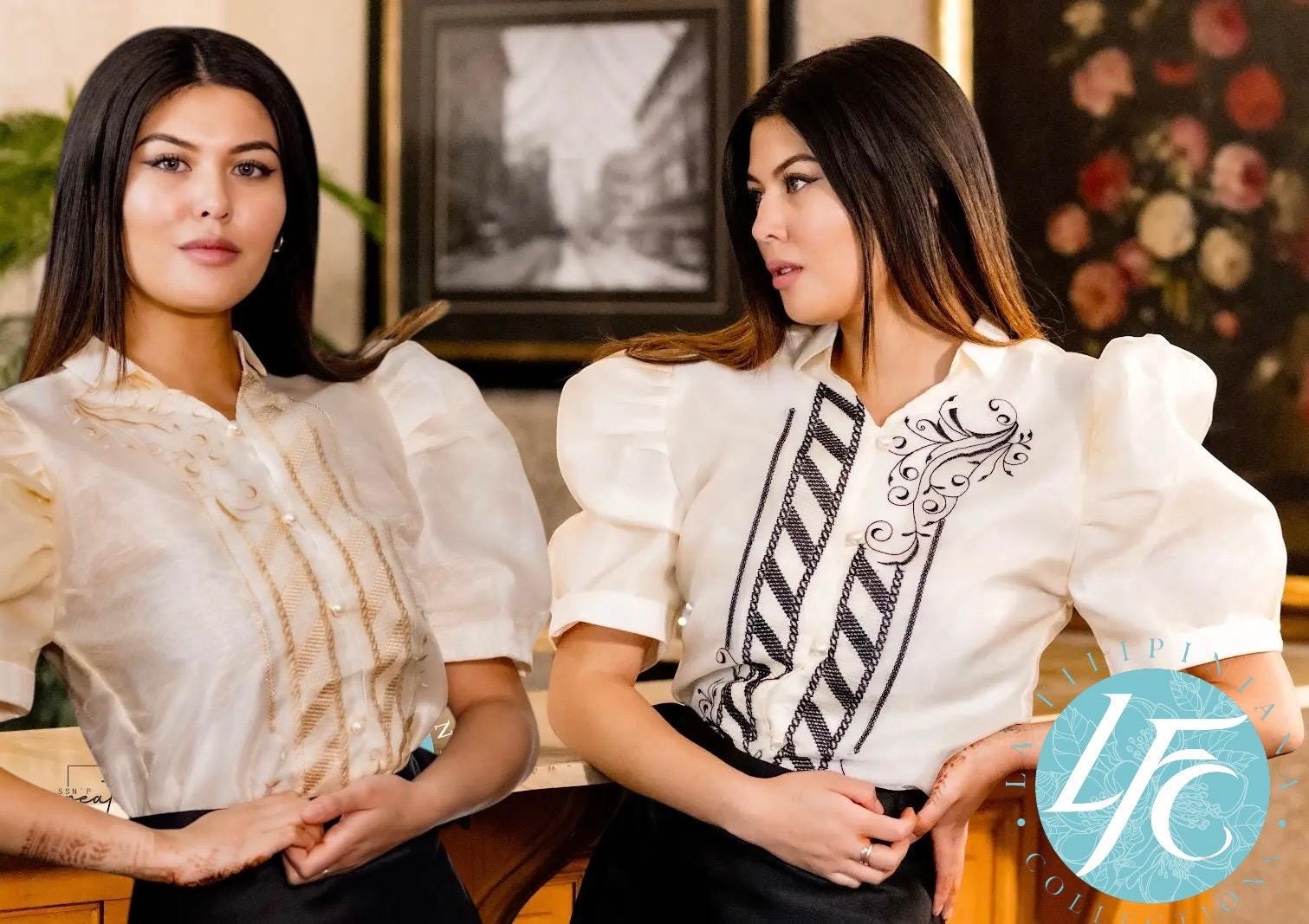 Puff Sleeve Organza Blouse - Etsy