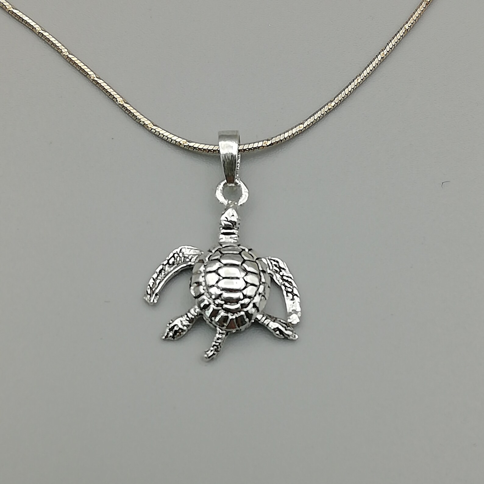 2 Sterling Silver Turtle Pendants 925 Sterling Silver Etsy