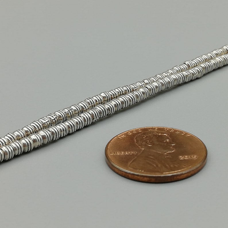 40 Sterling Silver Engraved Beads Silver Seed Beads 97% - Etsy