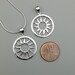 1 Sterling Silver Sun Pendant 925 Sterling Silver Pendants - Etsy