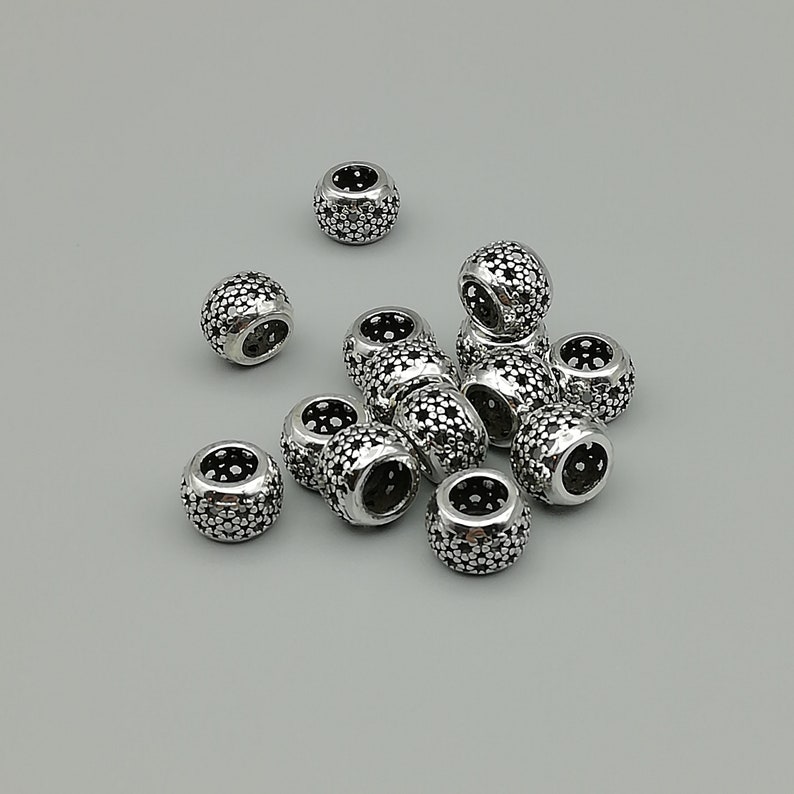2 Sterling Silver 8mm Beads 925 Sterling Silver Beads BP41 Etsy