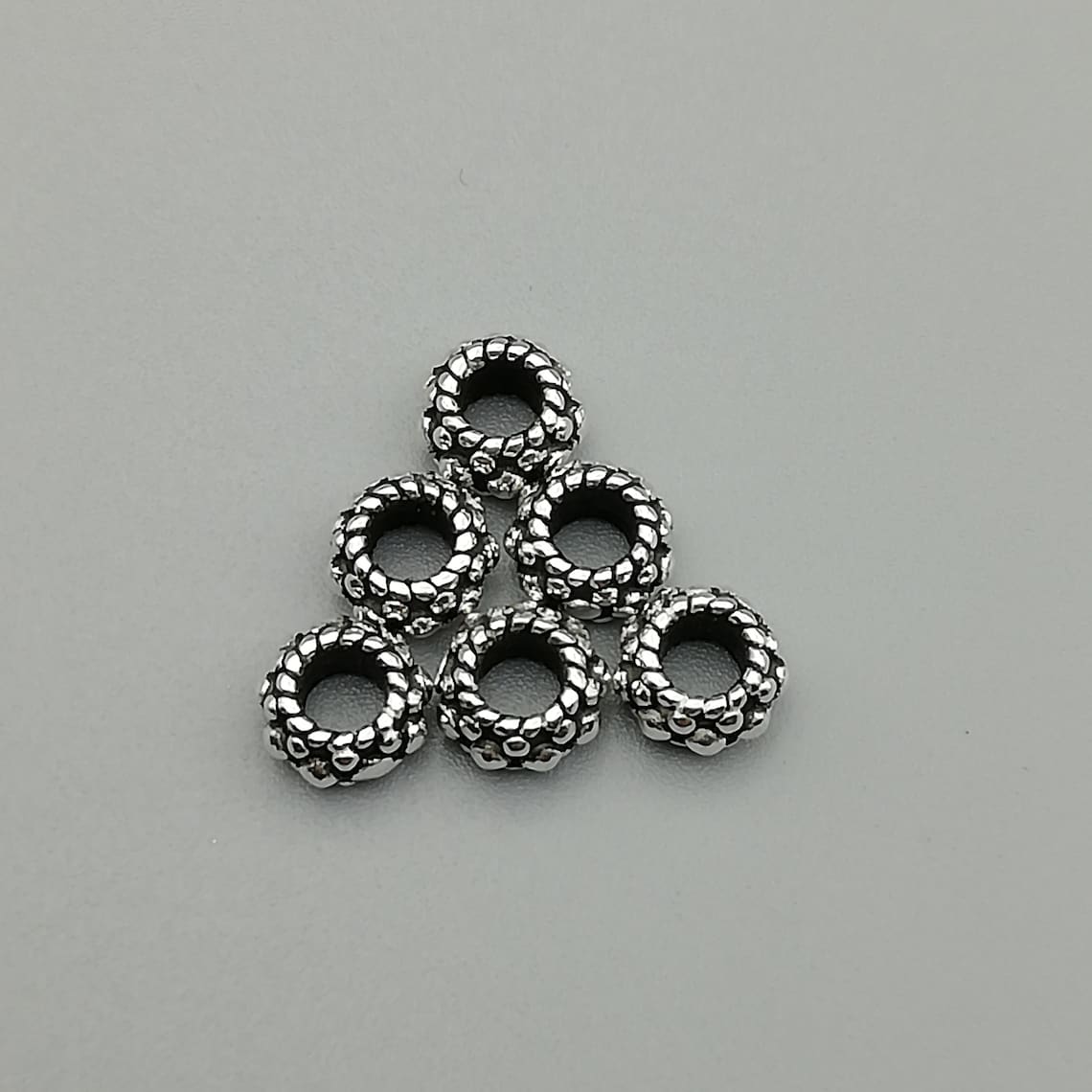 4 Sterling Silver Bali Beads 925 Sterling Silver Beads Etsy