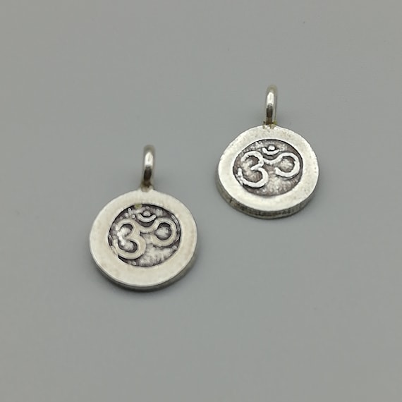 3 Sterling Silver Stamped Hill Tribe Charms 97 Percent Sterling Silver Hill Tribe Charms KC12