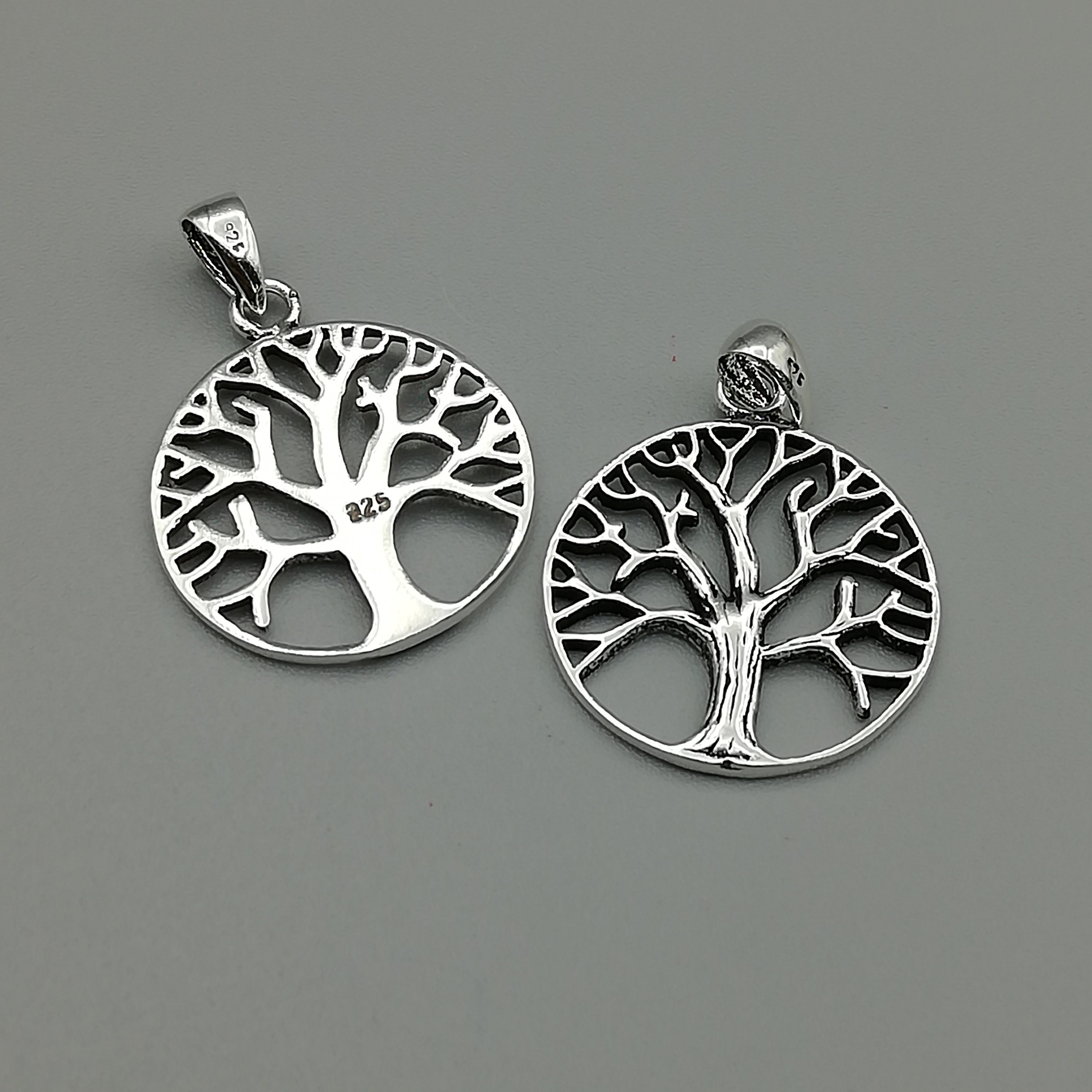 1 Sterling Silver Tree of Life Pendant 925 Sterling Silver - Etsy