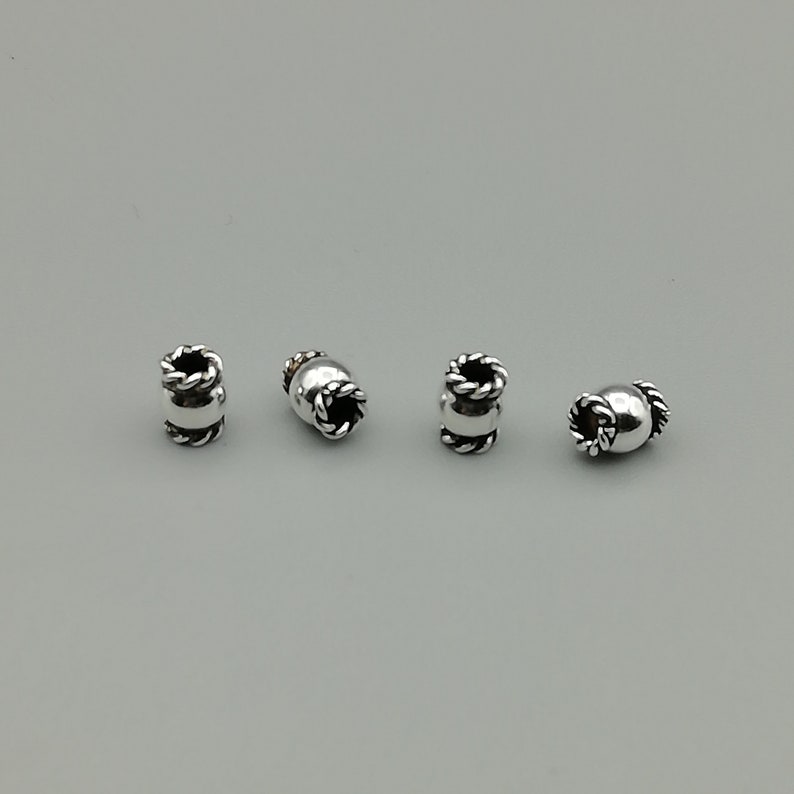 5 Sterling Silver Bali Spacer Beads 925 Sterling Silver - Etsy