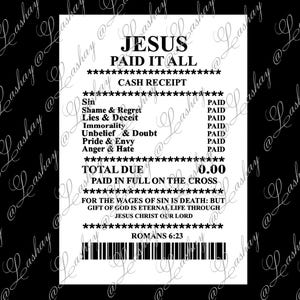 Jesús lo pagó todo