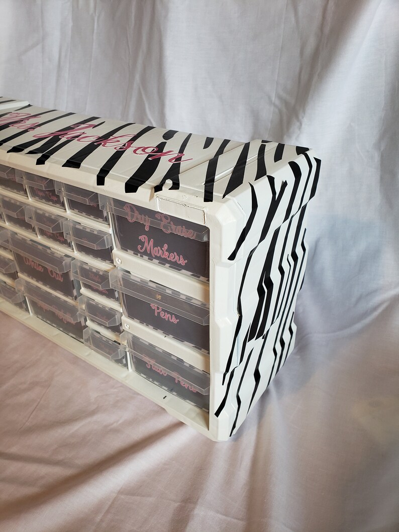 Zebra Teacher Toolbox Etsy