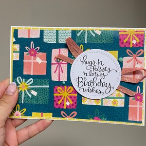 Hugs And Kisses Birthday Wishes Birthday Card Handmade