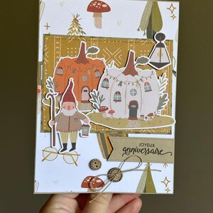 Carte Carton Carte de Souhait Fête Anniversaire Scrapbooking Souhaits de Joie