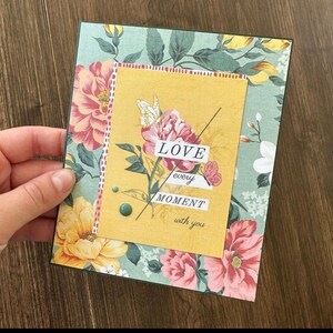 Carte Carton de Souhait Scrapbooking Énergie positive Limonade Positif Pensée