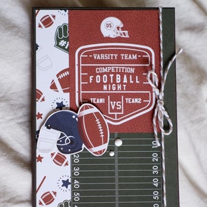Carte fête carton football