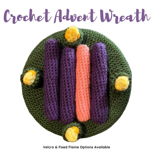Advent Wreath - Crochet - Children’s Catechesis