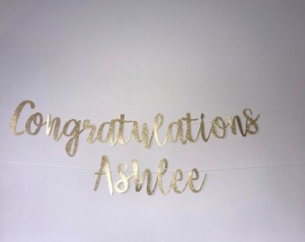 congratulations banner etsy