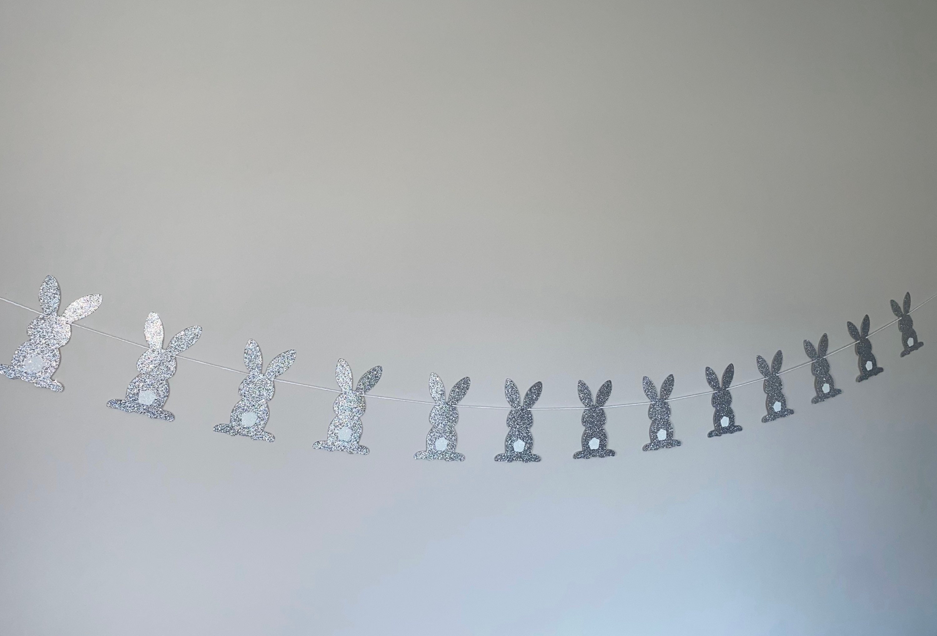 Bunny Banner, Bunny Birthday Party Banner, Easter Bunny Party Decor - Etsy