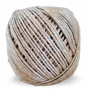 Hempiness Organic Twine #3 - Heavyweight - 1.7mm - per 60m ball | Home & Garden | Gardeners Twine | Decorative Twine | Sustainable