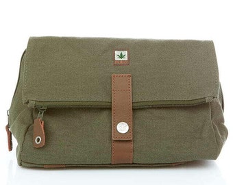 Organic Hemp And Cotton Travel Wash Bag / Toiletries Bag | Eco-Friendly | Sustainable | Ethical | Hemp Bag