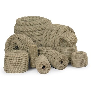Corda Di Canapa Naturale Intrecciata, 30,5 Metri, Diametro 1,2 Cm, Robusta E Biodegradabile, Per Fai Da Te, Giardino E Campeggio