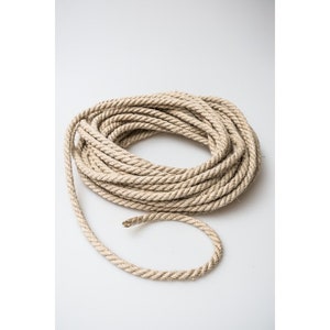 Hemp Rope 20mm | Natural Organic Ropes | Sustainable, Ecofriendly, Ethical