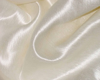 Satin Hemp Silk Fabric | 55H 45S | 4.6oz | | By The Metre | Eco Friendly | Sustainable Fashion | Underwear | Bedding | Pajamas | Interiors