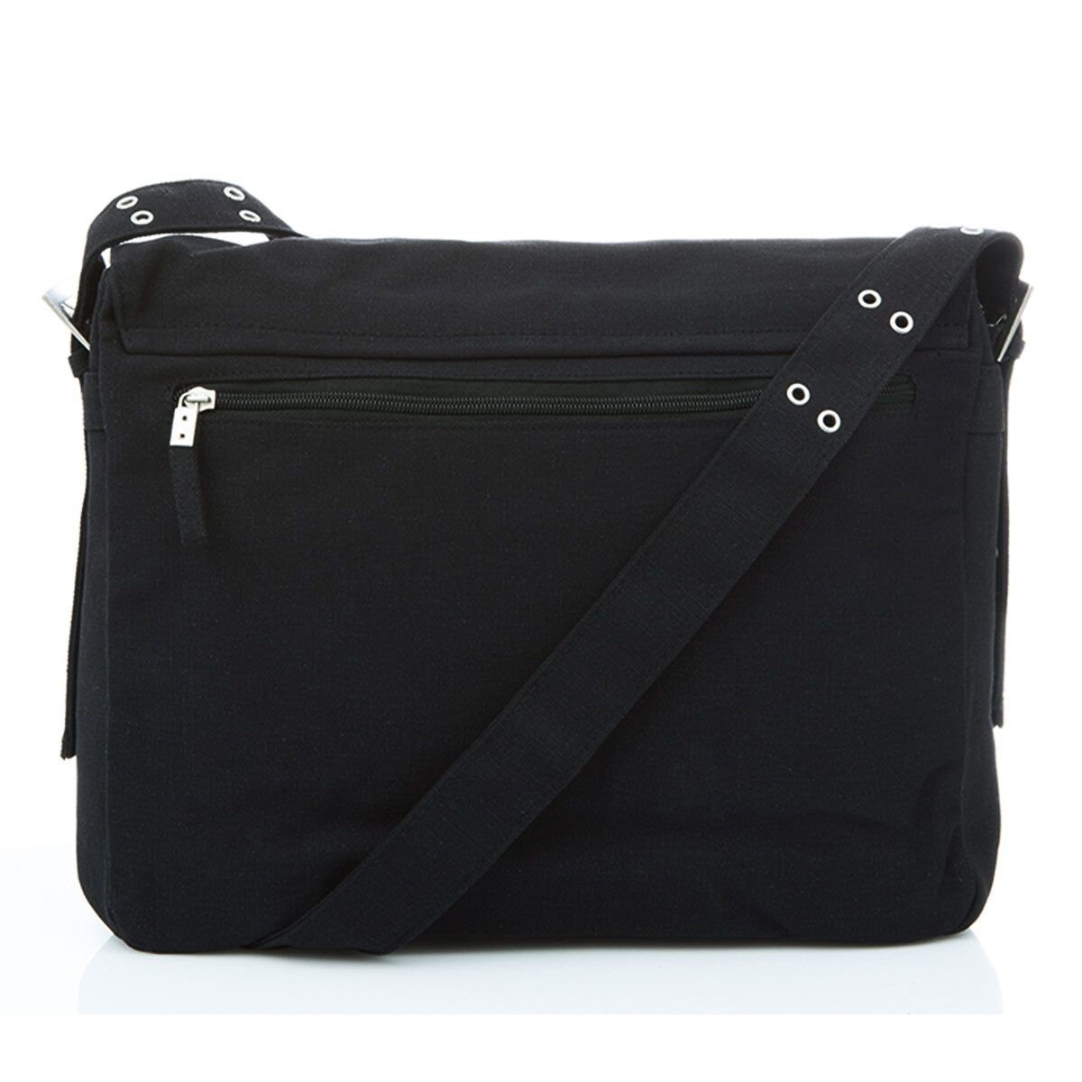 Hemp and Organic Cotton Messenger Bag Laptop Bag Unisex Sustainable