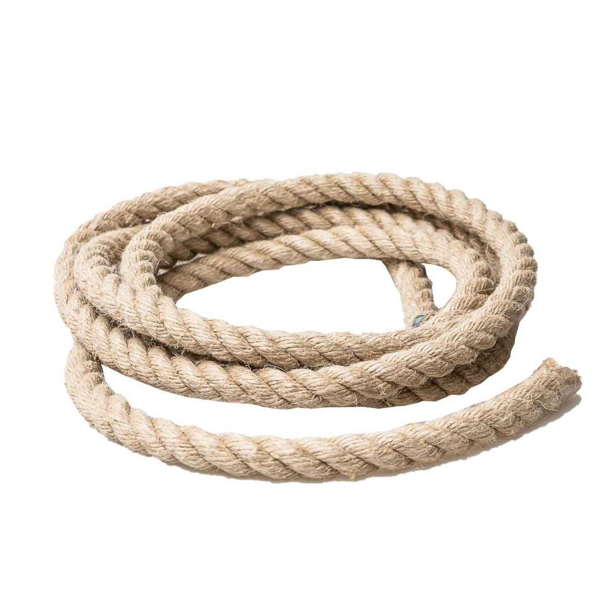 Decorative Jute Rope (1 in X 50 FT) Twisted Manila Rope Sisal Rope Thick  Hemp Rope for Deck Railings Swing Nautical Landscape Project - China Rope  and Jute Rope price