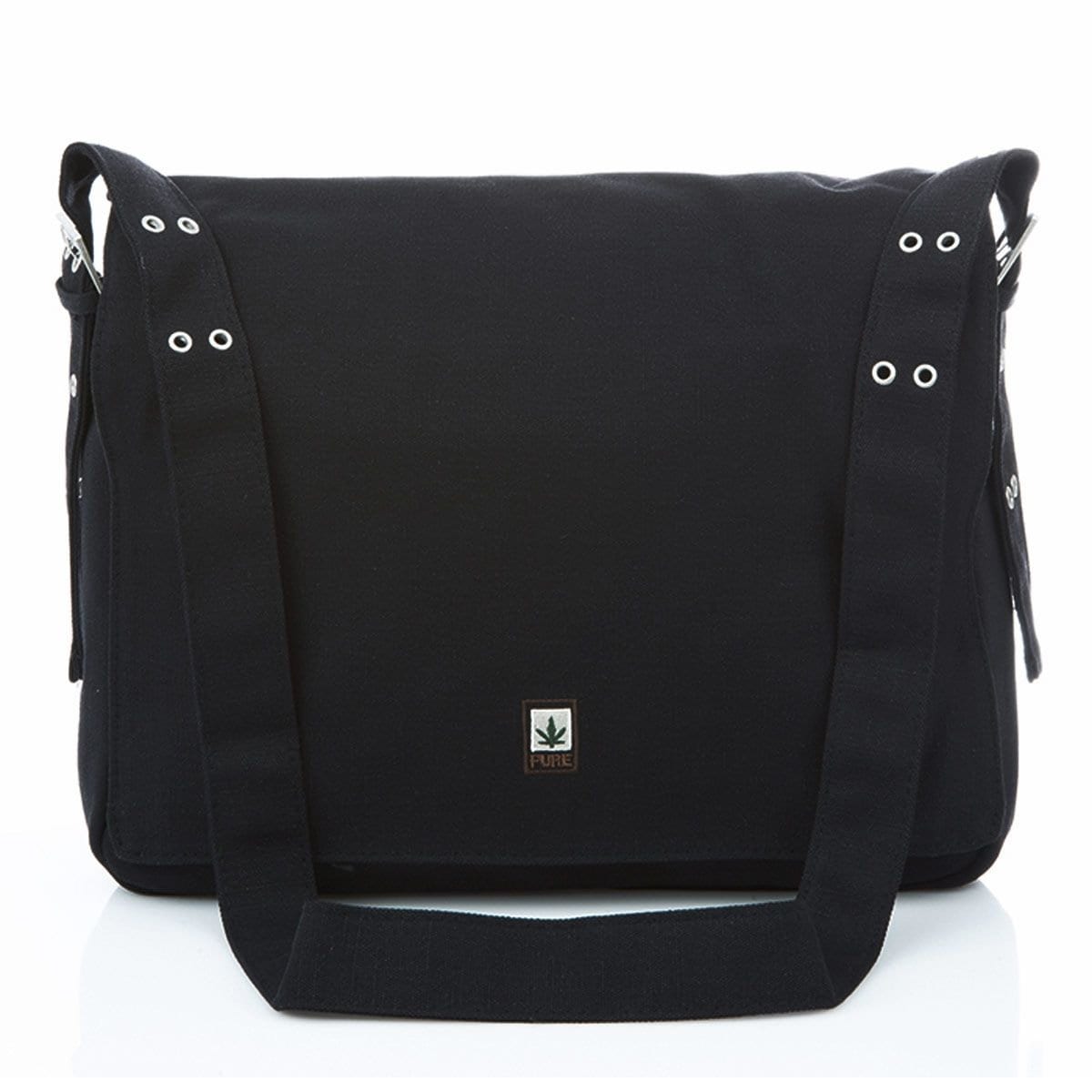 Hemp and Organic Cotton Messenger Bag Laptop Bag Unisex Sustainable