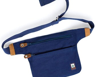 Hemp And Organic Cotton Body Belt Bag / Market Trader Money Belt | Market Pouch| Change Bag | Trader Bag | Sustainable | Hemp Bag | Organic