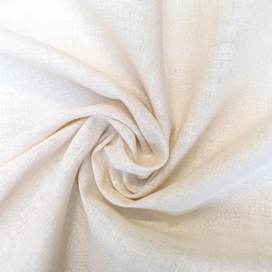 Classic Summer Cloth Fabric | 100% Organic Hemp | 6.2oz | By The Metre | Eco Friendly | Bedding | Summer Clothes | Home Furnishings