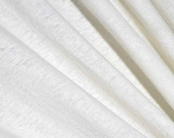 Fine Hemp Jersey Fabric | Organic 55H 45C | 170g | By The Metre | Eco Friendly | Sustainable | Textiles | Home Furnishing | Summer Clothes