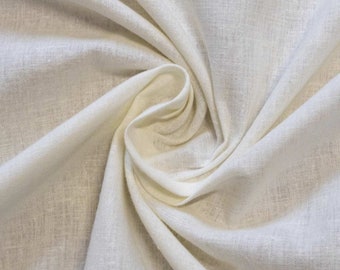 Mid Hemp Muslin Fabric | Organic | 55H 45C | 4.8oz | By The Metre | Eco Friendly | Sustainable Fashion | Summer Clothes | Bedding