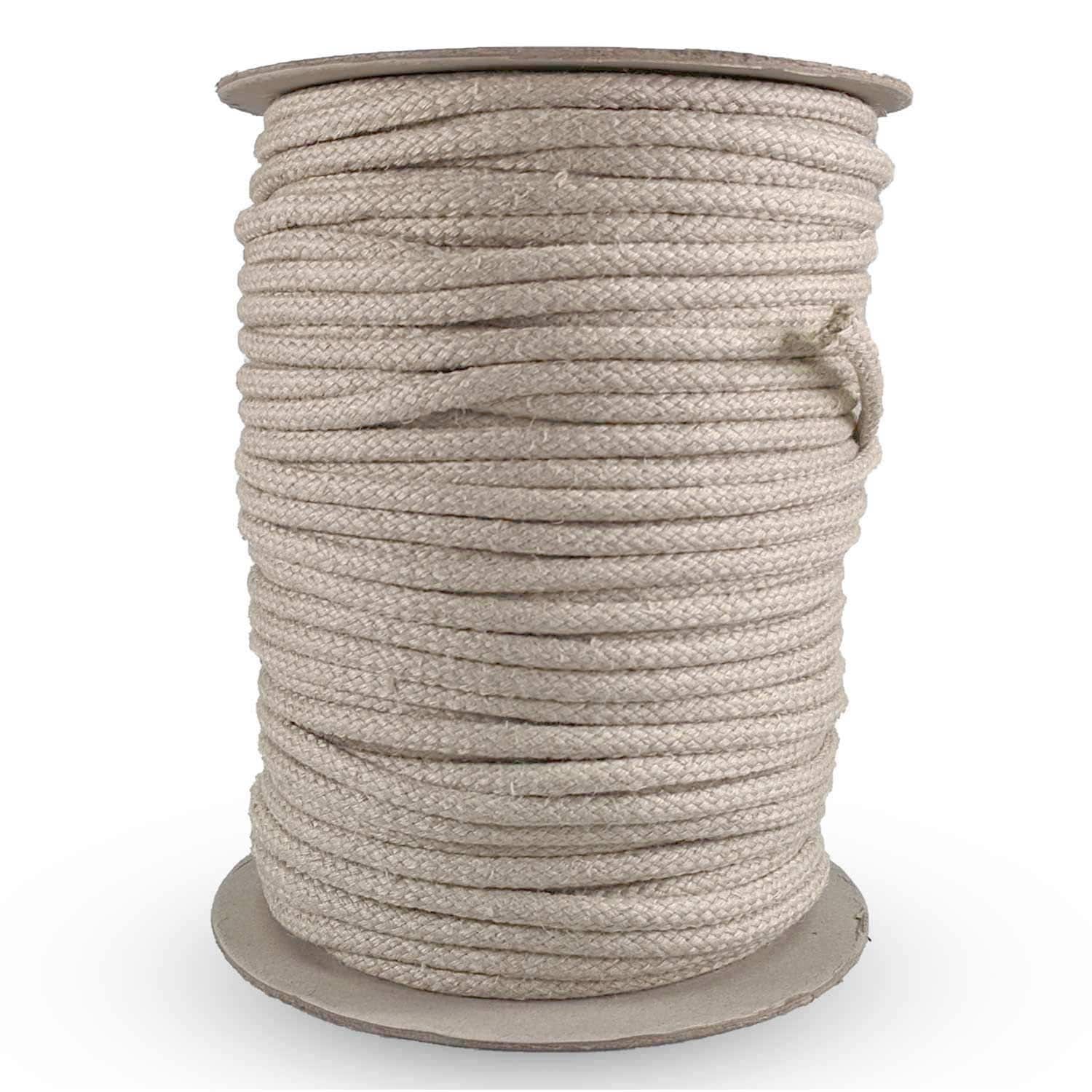 Hemp Braid Cord 6.4mm 100% Pure Organic Hemp Braided Cord Upholstery…