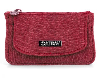 Sustainable Organic Hemp and Organic Cotton Canvas Coin Purse | Durable and Reliable Money Pouch in a Variety of Colours