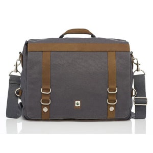 Hemp And Organic Cotton College Messenger Bag Satchel | Unisex | Sustainable Fashion | Eco-Friendly | Hemp Accessories