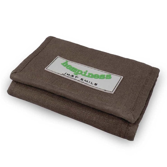 hemp cotton three-fold wallet |フォレストカーキ×オリーブ