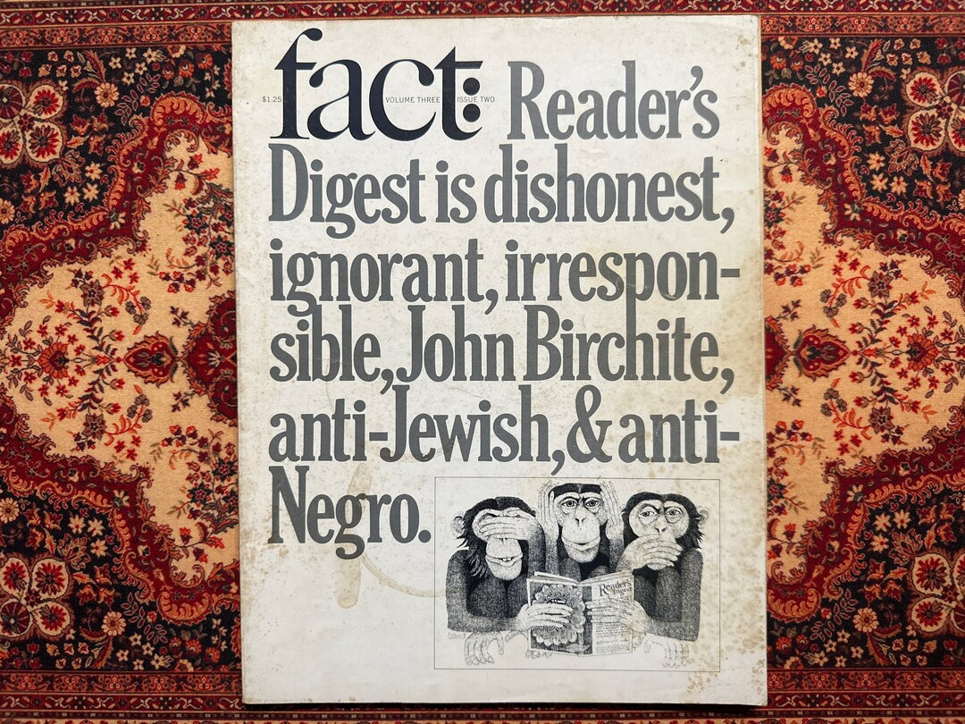 Fact Magazine Vol 3 Issue 2, 1966 - Etsy