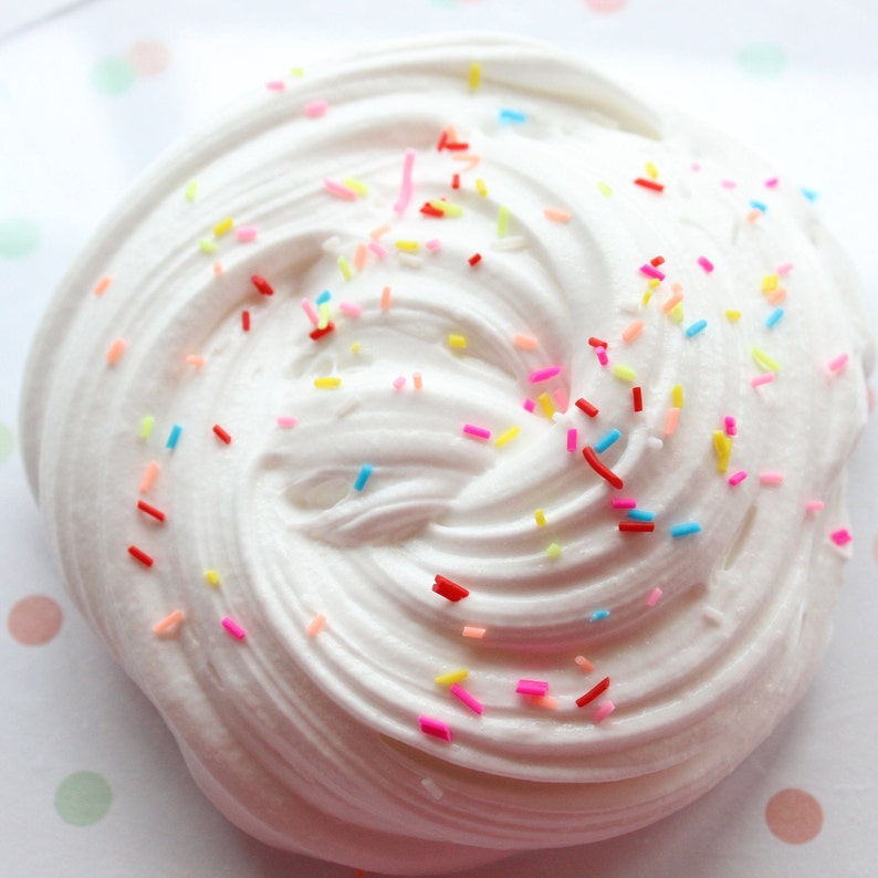 Cake Batter Slime Sweet Scented Butter slime borax free Etsy