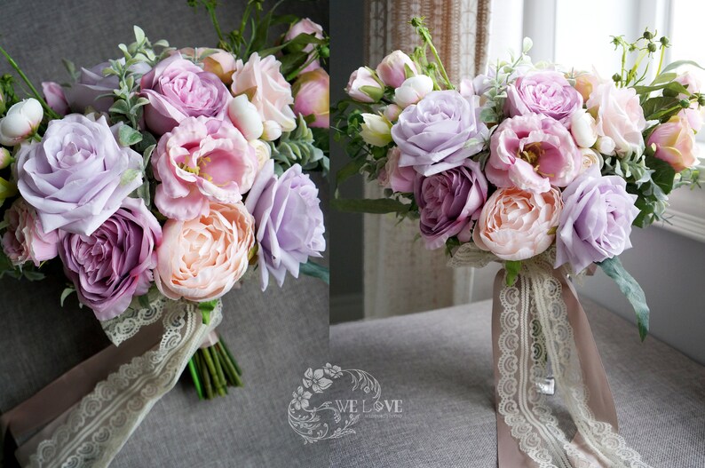 Wedding Bouquet,Pink Bouquet,Purple Bouquet,Bridal Bouquet,Bridesmaid Bouquet,Wedding Flowers,Wedding Decorations,Boho wedding Bouquet