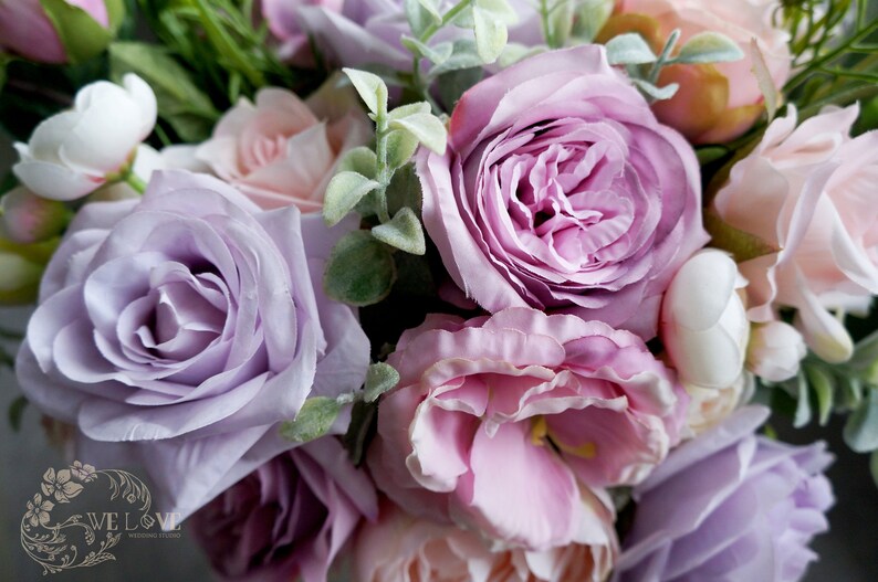 Wedding Bouquet,Pink Bouquet,Purple Bouquet,Bridal Bouquet,Bridesmaid Bouquet,Wedding Flowers,Wedding Decorations,Boho wedding Bouquet