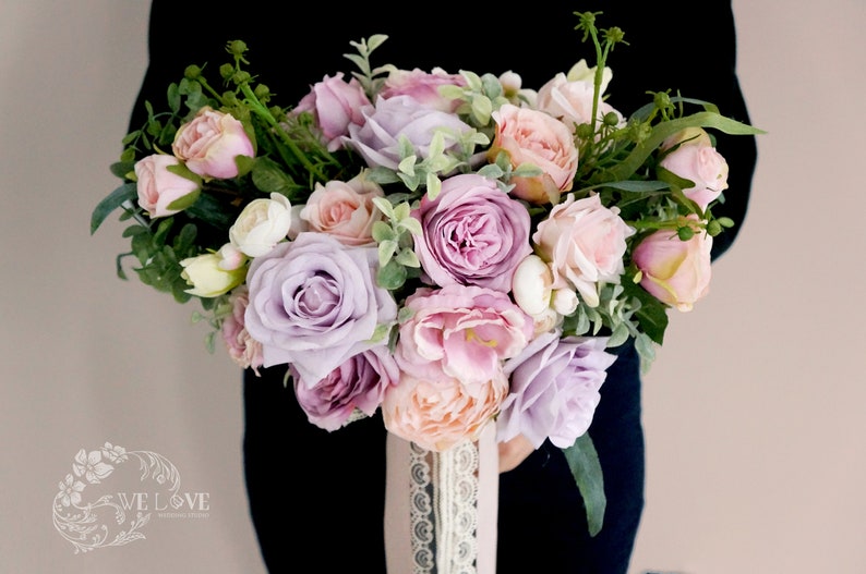Wedding Bouquet,Pink Bouquet,Purple Bouquet,Bridal Bouquet,Bridesmaid Bouquet,Wedding Flowers,Wedding Decorations,Boho wedding Bouquet