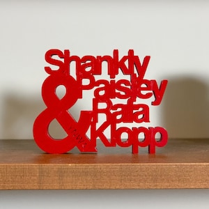 Liverpool 3D Sign - Shankly Paisley Rafa Klopp