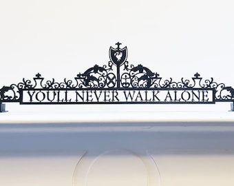 Liverpool - You'll Never Walk Alone, Handpainted Shankly Gates Unique gift