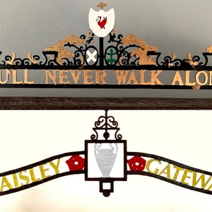 Liverpool - You&#39;ll Never Walk Alone, Shankly Gates and Paisley Gates 3D Models Bundle