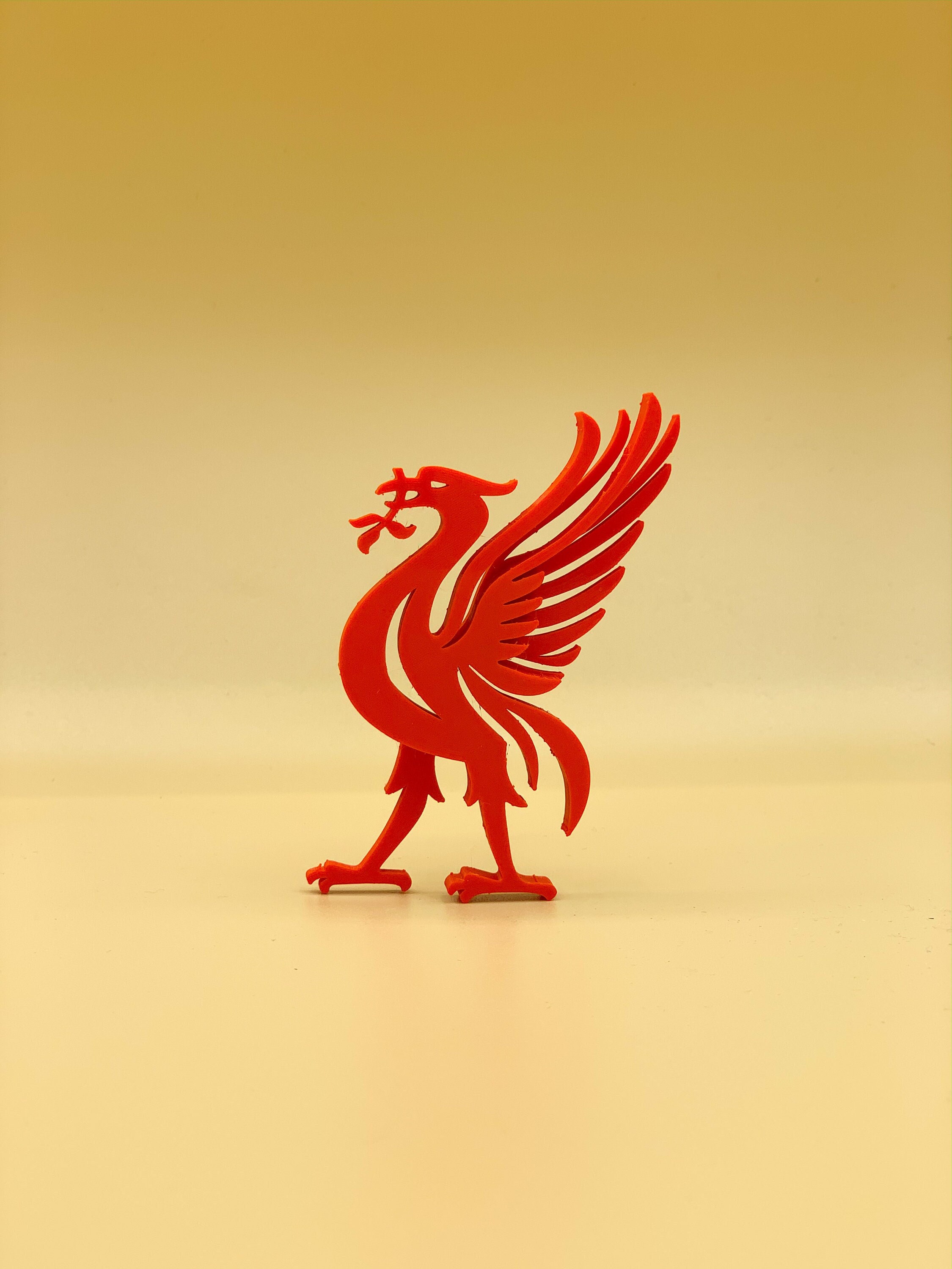 Liverpool - Liverbird Sign - se dresse sur une étagère