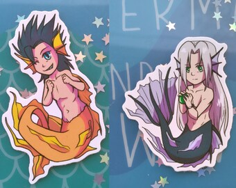FF7 Mermaid 5x5cm" Stickers (Various options)