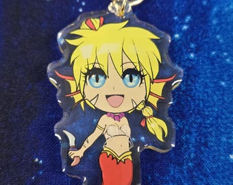 Mermaid Kid 2.5" Acrylic Keychain